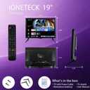 19 Inch Small Smart TV HD 900P LED, Flat Screen Smart Television with ATSC Tuner/HDMI/USB/AV for Kitchen, RV, Camper, Home & Bedroom or On-The-Go Entertainment