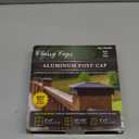 Classy Caps NSX66B 6x6 Aluminum Post Cap - Black fits 5"x5", 5.5"X5.5" & 6"X6", Heavy Duty Cast Aluminum, Ideal for Fence, Deck or Posts