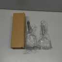 2PCS Mashed Potato Masher - Stainless Steel Potato Smasher, Masher Kitchen Tools & Utensils for Avocado, Bean, Salad, Vegetables, Fruit, Food, Meat Smasher Tool for Ground Beef