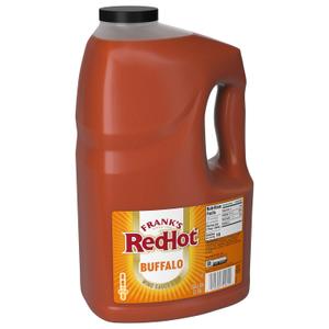 Frank's RedHot Original Buffalo Wings Sauce Pouch, 1 gal (Pack of 4) Exp. 01/16/2026