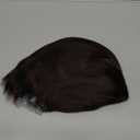 QUEENTAS Short Wigs for White Women Dark Brown Pixie Cut Wig Synthetic Lace Front with Bangs for Daily or Cosplay (Dark Auburn Brown)