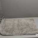 Bathroom Rugs Set 3 Pieces Extra Soft and Absorbent Shaggy Bath Rugs, Chenille Bathroom Mats, Non-Slip Plush Carpet Runner, Bathrooms Set with Toilet Rugs, Perfect Bath Mats for Bath Tub, Shower (16" x 24" & 20" x 32"& 20" x 20" U shape, Light Grey)