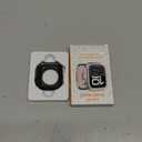 Amizee 2 in 1 Metal Case Compatible with Apple Watch SE 3/2/1 Series 6/5/4 44mm with Back Cover, Rugged Shockproof Protective Bumper Cover for iWatch 44mm, Black