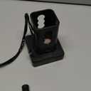 Brake Light Trailer Hitch Cover, 12 V Super Bright Square Tail Light, Towing Hitch Lighting Accessories Fits 2" Receiver, Universal for Towing Truck RV and SUV (Black)