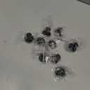 Ravinte 10 Pack 1-1/4 Inch Kitchen Cabinet Knobs Oil-Rubbed Bronze Zinc Pulls Door Handles for Dresser Drawers