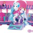 Wild Manes Horse Toys Perla's Clubhouse Trailer Playset with Perla Horse Doll Figure, with Over 25 Interactive Features