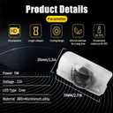 2Pcs Never Fade Car Door Lights Logo Projector Compatible with LS/ES/is/LX/RX/GS/GX/RC/UX Car Accessories, 3D Ghost Shadow Puddle Light