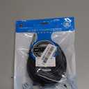 6.35mm Instrument Cable 25Ft,Silver Color Premium 6.35mm Mono Jack 1/4" TS Cable Unbalanced Guitar Patch Cords/Instrument Cable Male to Male with Zinc Alloy Housing and Nylon Braid(25Ft/8M)