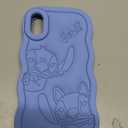 Compatible with iPhone Xs Case Cover, 3D Soft Silicone Cool Funny Cute Shockproof Charging Protective Covers Cases Skins Shell for iPhone X Women Girls Boys Case Blue