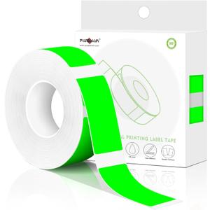 PARLAIM Label Maker Tape Adhesive GreenLabel Paper 0.55"X1.57" (14 X 40mm) 160Labels/Roll, Compatible for D30 Label Printer, Thermal Paper for for Home Office Small Business