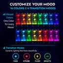 Jellyfish Lamp 16 Colors, 4 Modes LED Sensory Aquarium Night Light