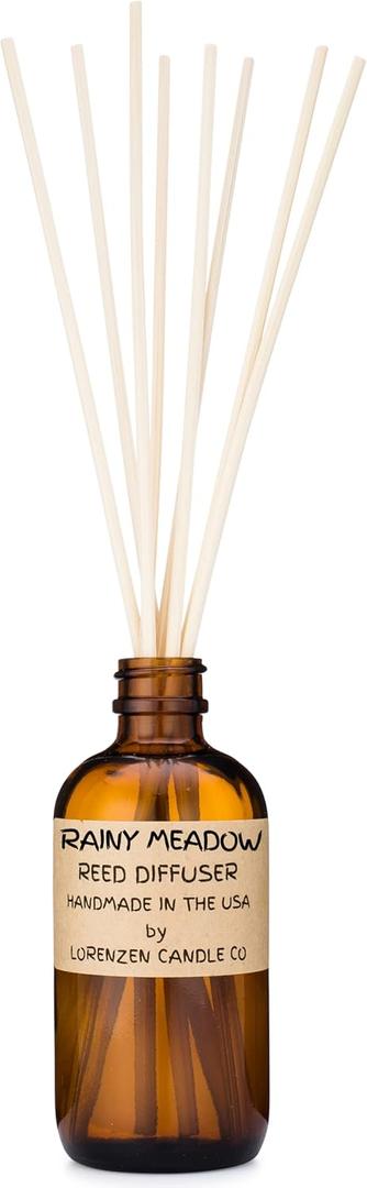 Rainy Meadow Reed Diffuser Set | Handmade in the USA by American Workers | Lasts For 2-3 Months |
