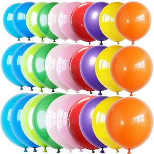 50 Pcs Giant Balloons Kit 18 24 36 Inch Mixed Size Latex pool Balloon, With 10 Colors - Party Decoration Supplies for Birthdays, Weddings, Events