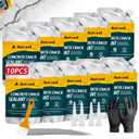 Concrete Crack Filler, Cement Crack Filler, Self-Leveling Concrete Crack Repair Filler, High-Elasticity Waterproof Caulking Glue for Driveways, Walkways, Patios, and Driveway Crack Repair 10 PCS