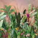 Jdayda Tropical Green Banana Leaves Wallpaper Mural Botanical Plant Large Wall Mural for Livingroom Bedroom (Not-Self-Adhesive)