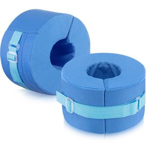 Geiserailie 2 Pack Foot Elevation Pillow 6.7 x 6.7 x 3.9 Heel Protectors for Pressure Sores Leg Ankle Pillow Ring Relief Pressure Cushion for Bed Sores Swelling Pain Reducing Sleeping Foot Support