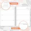 4 x 2026 Planner - Planner 2026, 2026 Planner Weekly and Monthly, Jan. 2026 - Dec. 2026, 8.5" x 11" Calendar Planner with 12 Monthly Tabs, Inner Pocket, Daily Organizer