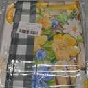 XCHI Watercolor Plaid Grad Cap Gift Flowers Balloon Stars Graduation Tablecloth Rectangle Table Cloth Table Covers for Indoor Dining Home Party Decorations 60x120 Inch
