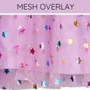 Sesame Street Birthday Mesh Dress Infant to Little Kid Sizes (12 Months - 5) (Purple)