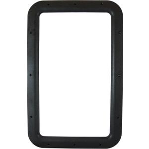 Valterra A77012 Black Carded Interior Entrance Door Window Frame (OD: 15.75" W x 24.75" H; ID: 12" W x 21" H)