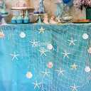 20PCS Christmas Starfish Ornaments Ready to Hang 3"-4'' Natural Starfish Decor with Drilled Holes & Hanging Rope for Christmas Tree Hanging Ornaments, Beach Theme Wedding Home DIY Crafts