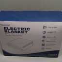 Electric Heated Blanket Full Size - Jacquard Shaggy Sherpa 72"x84" Fast Heating Bed Blankets with 6 Heating Levels & 10 Hours Auto Off, Over-Heated Protection ETL, Light Gray