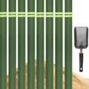 Sand Bags for Flooding,8Pcs Flood Prevention Sandbags,Thickened Long Canvas with Elastic Band, Reusable Flood Barriers for Indoor and Outdoor Garage 6'X 7"