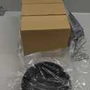 4 Pcs 6 Inch Non Stick Springform Pan with Removable Bottom Carbon Steel Cheesecake Pan Round Springform Cake Mold with Stainless Steel Spring Buckles for Baking Kitchens Restaurant (Black)