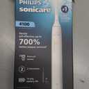 Philips Sonicare 4100 Series Electric Toothbrush - Sonic Toothbrush with Advanced Sonic Technology, Pressure Sensor, Two Intensity Settings, Smartimer & Quadpacer, White, Model HX3681/23