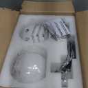 Black Bathroom Vanity Light Fixtures, Modern 2 Lights Globe Wall Sconce Lighting, Porch Wall Mount Light Fixture for Bathroom, Mirror Cabinets Hallway Stairs (Matte Black, 2-Light)