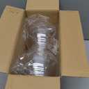 ANVAVO 12 Pieces 4.7 inch Christmas Clear Plastic Fillable Ball Ornaments DIY Craft Transparent Baubles Shatterproof Christmas Tree Hanging Ornaments for Xmas New Years Birthday Wedding Home Decor