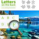Landscape Jigsaw Puzzle 1000 Pieces Lake Tahoe Scenery with Clear Turquoise Waters, Snow-Capped Mountains & Pine Forests, Challenging & Fun Puzzle for Adults and Teens, Ideal Gift & Home Decor