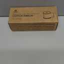 Vitalizart Cream White Ribbon 1-1/2" x 15 Yd 100% Cotton Handmade Frayed Fringe Fabric Ribbons for Gift Wrapping Wedding Invites Bridal Shower Bouquets Christmas Decorations