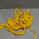 Woman Lingerie Set Sexy 2 Piece Pajamas Mesh Babydoll Chemise (Medium, Yellow)