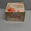 Woration 18pcs Fake Artificial Velvet Pumpkin Fall Decoration 3 Size Faux Foam Fabric Pumpkins Halloween Decor for Home Farmhouse Harvest Thanksgiving - Brown Series (Watermelon Red & Maroon Color & Coffee Color)