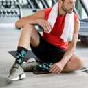 Mushroom Funny Socks Novelty Crew Socks For Women Men