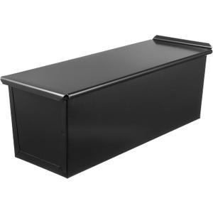 Luxshiny Pullman Loaf Pan with Lid: Non-Stick Bread Toast Box Mold with 5 Holes Design for Homemade Bread - 1.65LB Dough Capacity