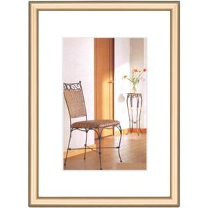 8x10 Picture Frame, Brass Brushed Thin Metal Aluminum Photo Frame with HD Glass, Fit 5x7 with Mat or 8 x 10 without Mat, for Table and Wall, 1 Pack (Bronze)