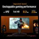 ASUS TUF Gaming Series 5 24.5 1080P Gaming Monitor (VG259QMRL5A) - Full HD, Fast-IPS Panel, 310Hz, 0.3ms, DisplayHDR400, 99% sRGB, Height Adjustable, DisplayWidget, Gaming AI