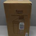 3 Pack Automatic Small Bathroom Trash Can with Lid - 2.5 Gallon Touchless Garbage Can, Motion Sensor Smart Trash Bin, Slim Dog Proof Trashcan, Waterproof Plastic Wastebasket for Bedroom Office Kitchen (Black/White/Grey)