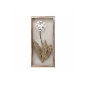 DI NV 8X17 METAL HYDRANGEA FLOWER ART