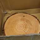 Large Wood Slices for Table Centerpieces, Natural Rustic Round, 12-13 Inch Diameter, Wedding Decor, Set of 2