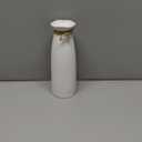 White Ceramic VaseFlower Vase Dried Flower Vase for Modern Home Decor, Fit for Foyer Living Room Fireplace Bedroom Kitchen,Decent Gift, 8.27" H