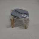 Elevated Slow Feeder Dog Bowl - Ceramic Maze Food Dish with Bamboo Stand - Raised Feeding Bowl for Fast Eaters - Ideal for Small and Medium Dogs - Grey - 6.7 inch (1.25 CUP)