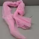 Norme 23.62 x 78.4 Inches Extra Large Christmas Tree Decorations Bow Tree Topper with LED Light Christmas Tulle Velvet Bows with Long Streamers for Front Door Wreath Wedding Decor(Pink,Tulle)