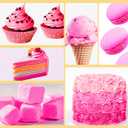 Gel Food Coloring (Pink), 65g X 2 Food-Grade Plant-Based Coloring Set, Natural Tasteless Gel Food Dye for Baking, Icing, Macarons, Cake Decorations, Cookies, Easter Egg, Fondant (EXP 03/22/30)
