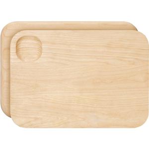 Caraway Cutting Board - Small (10 x 7) - Double Sided Wood Cutting Board - Made From FSC-Certified Birch Wood - Food-Safe Mineral Oil & Wax Finish