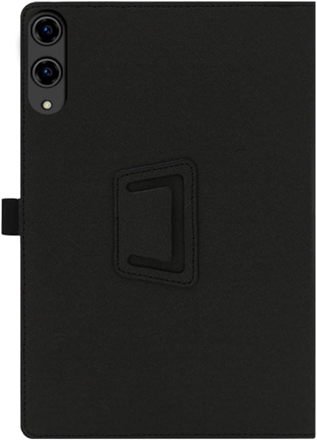 Compatible for TECLAST T65 13.4-INCH Tablet case, Full Coverage Ultra Slim PU Leather Cover Case Folding Stand Cover Protective Tablet Hand Strap Magnet (Black)