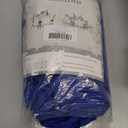 JCJ Table Skirt for Rectangle Tables Spandex Fitted Royal Blue Tablecloths for 6FT Tables, Wrinkle Resistant Ruffles Elastic Table Cover Skirts for Teacher Desk Weddings Banquets Parties