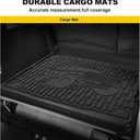 TTX LIGHTING Bronco 4-Door Cargo Liner - Custom Fit Trunk Mats for Ford Bronco 2021-2026 4 Door Cargo Mat All Weather Cargo Tray Black